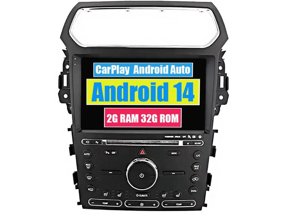 Autorrádio Multimédia Carplay Roverone Para Ford Explorer 5 2011 2019 Android Carro Rádio Bluetooth Gps Navegação
