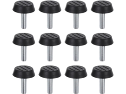 Sewacc 20 Peças Niveladores De Móveis Ajustáveis Com Rosca, Pés Niveladores Pequenos Para Mesas E Cadeiras, Fácil