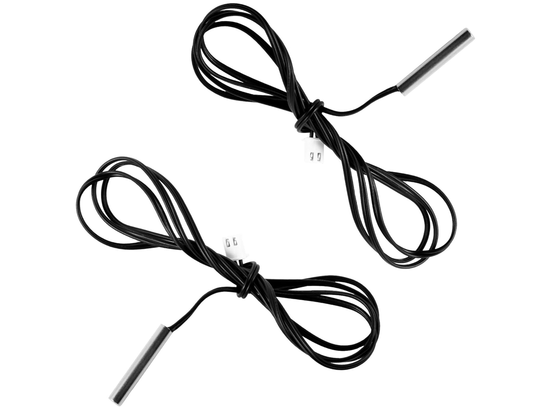 Sensor De Temperatura Ntc 10k ±1% À Prova D'água, Cobre E Plástico, Pacote Com 2 Sondas.
