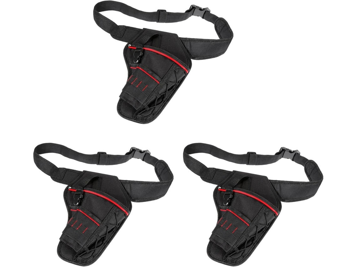 Suporte para Furadeira à Prova de Água, Pacote com 3 Unidades, Bolsa Multifuncional para Ferramentas Elétricas com Cinto