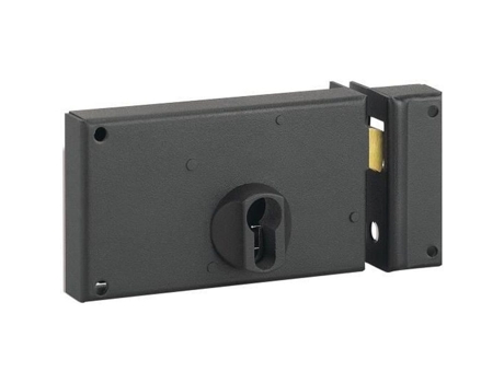 THIRARD Fechadura de Perfil Cilíndrico Horizontal de Superfície com Gancho 140X83Mm Direito 8118