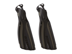 Barbatanas Megulho Viper 2 Preto Regular OCEANIC