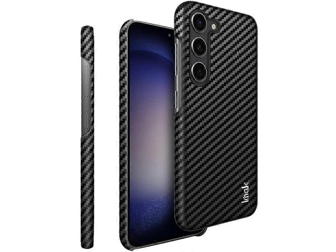Capa Para Celular Samsung Galaxy S23+ 5g Imak Ruiyi Series Em Fibra De Carbono Pu + Pc