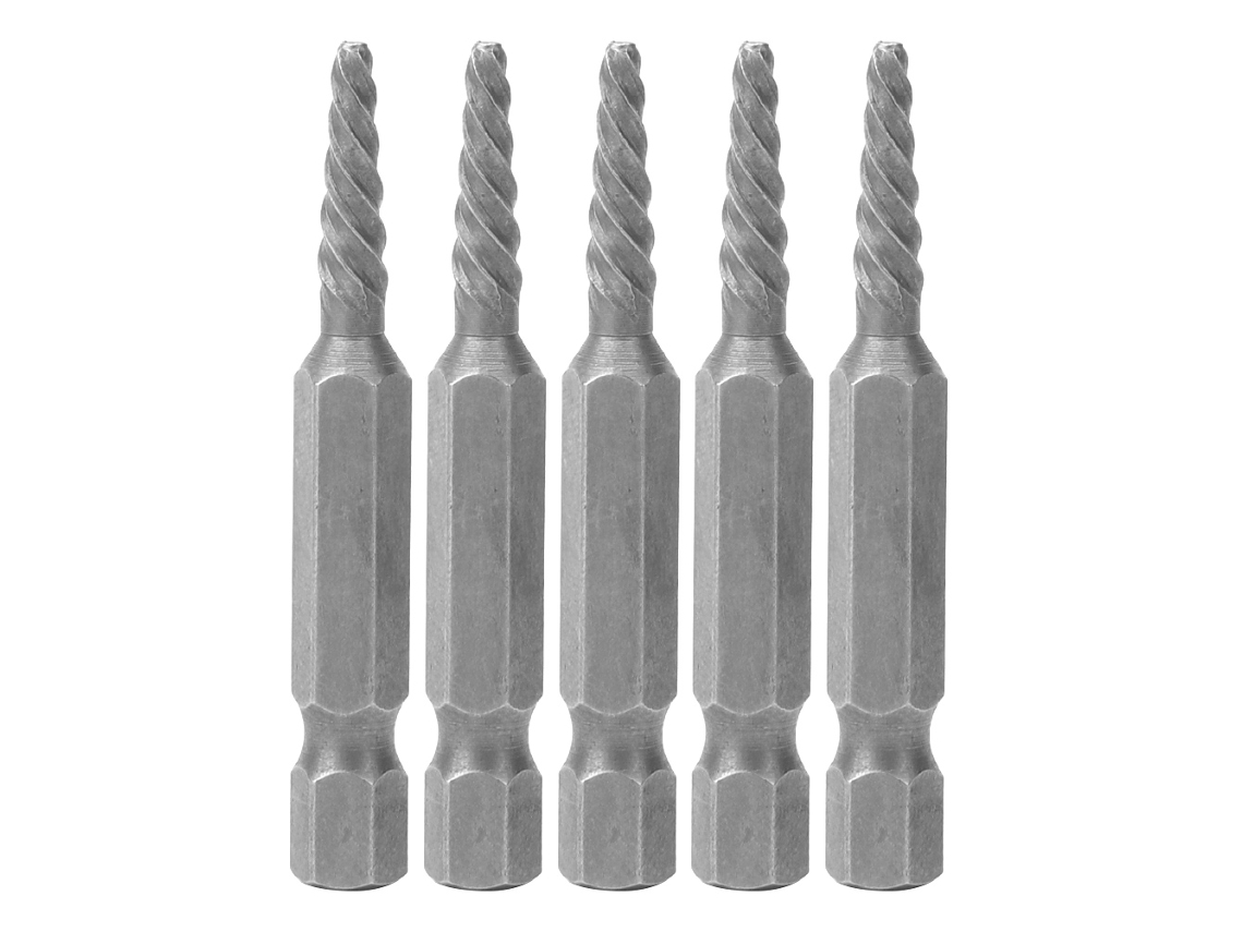 Extractor De Parafusos Quebrados 5 Piezas Hexagonal Acero Alto Desempenho Extractores De Porcas Danificadas 50mm