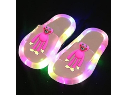 2026 tênis Led Huggy Wuggy para Meninos e Meninas Iluminados Cartoon Presente de Aniversário Jlh 30 Rosa