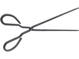 Pinça De Ferro Vintage Longa Para Churrasco E Lareira, Fácil De Limpar E Guardar, Para Manusear Carvão Com Segurança