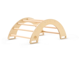 Bicicleta Infantil De Madeira Com Balanço E Arco De Escalada. Kinderfeets