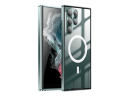 Capa De Celular De Metal Fosco Para Samsung Galaxy S22 Ultra