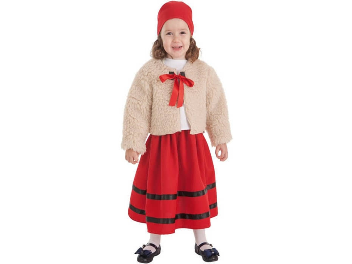 Fato de Menina DISFRAZZES Pastora Com Agasalho (Tam: 5 a 7 anos)