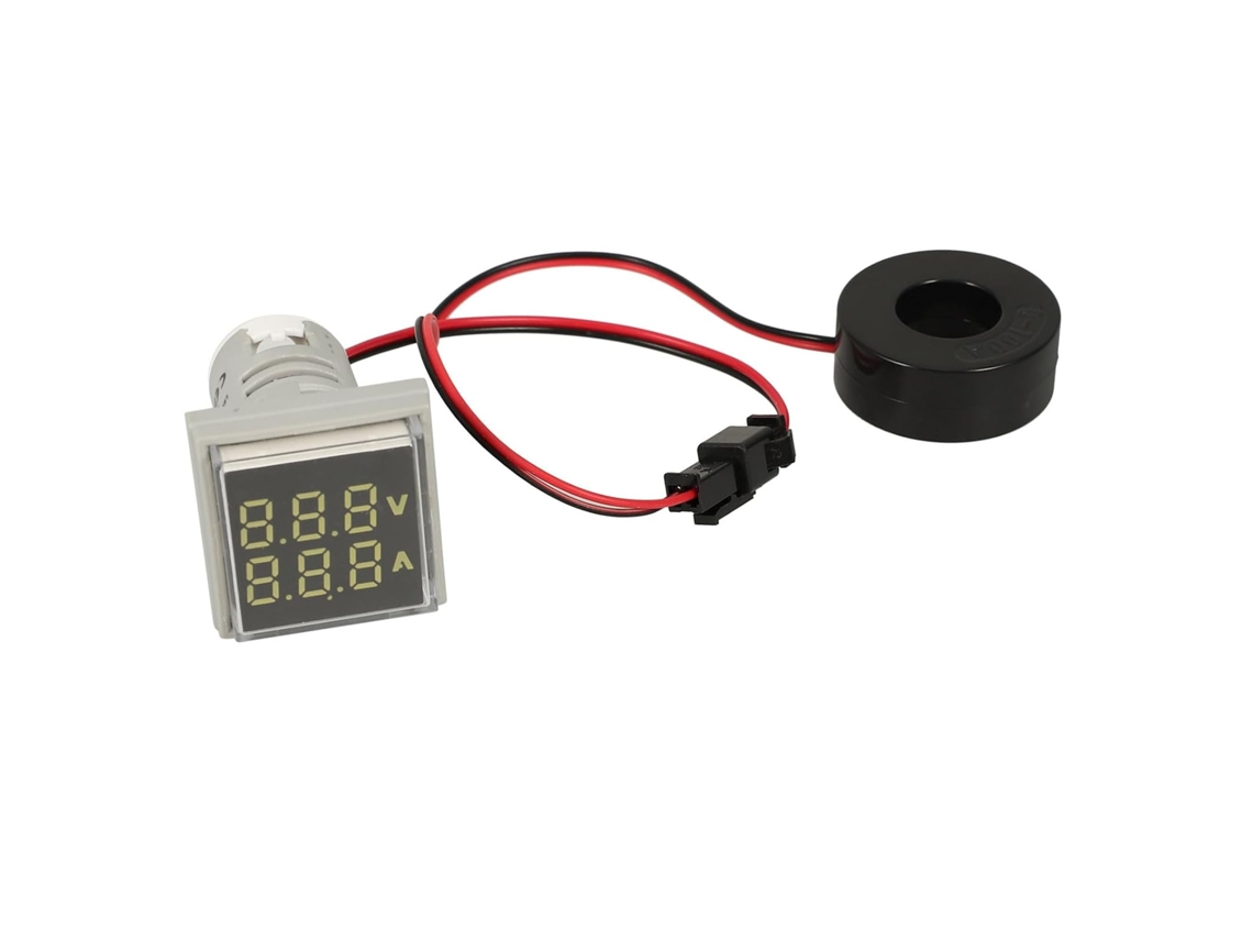 Voltímetro Digital Ca Ad16-22vams Com Display Preciso, Cabeçote