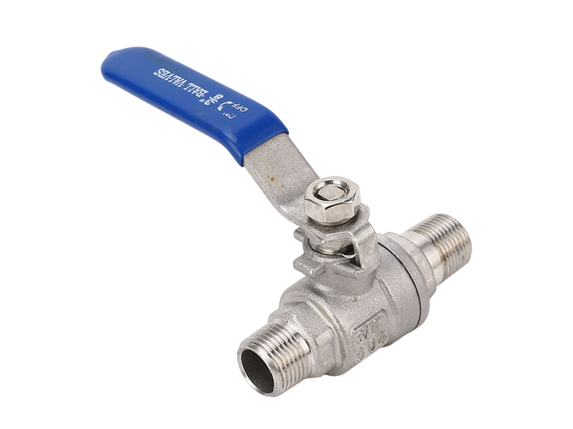 Válvula De Esfera Em Aço Inoxidável 3/8" Laxiscreed De Fluxo Total, Vedação Eficiente Para Equipamentos Mecânicos