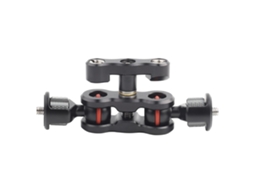 Multi Function Dual Ball Head Hot Shoe Magic Arm Mount Adapter Camera Accessory LAXISCREED