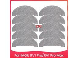 Conjunto De 10 Panos De Limpeza Para Esfregão Imou Rv1 Pro/rv1 Pro Max - Peças De Reposição Para Limpeza Doméstica_glo