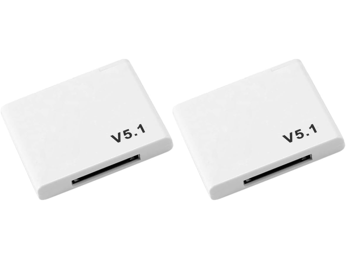 2x Receptor De Áudio Bluetooth A2dp Mini Adaptador De Música