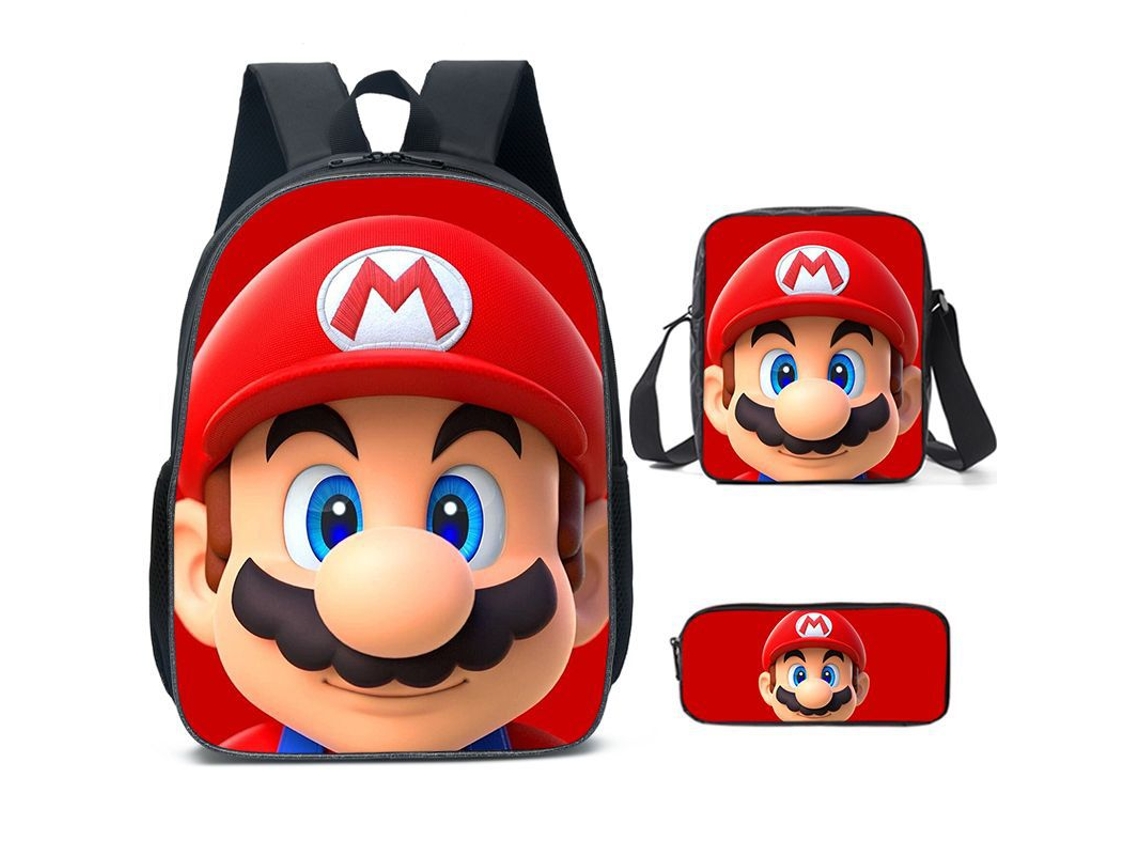 Mochila Escolar Do Mario