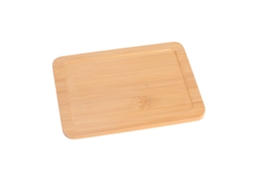 RNEMITERY Bandeja Pequeña de Bambú, Plato Rectangular para Té, Posavasos de Bambú para Sala de Estar