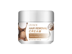 Creme Depilatório de Côco Ouhoe para Mãos, Pernas e Axilas com Ação Suave LAXISCREED
