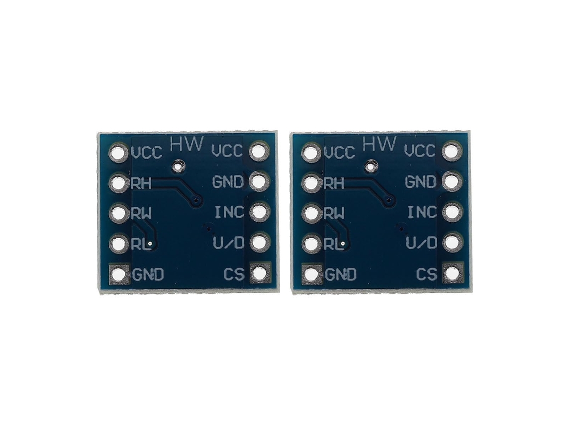 Módulo Potenciômetro Digital X9c104 (2 Unidades), Sensor De Equilíbrio De Ponte