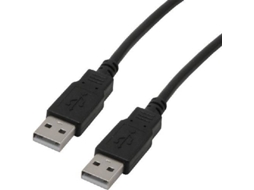 Cabo USB MCL USB A/USB A 3 m Macho/Macho Preto