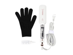Prancha de cabelo profissional de cerâmica 2026 com infravermelho e vapor, prancha longa com visor LCD para estilizar ou modelar o cabelo.