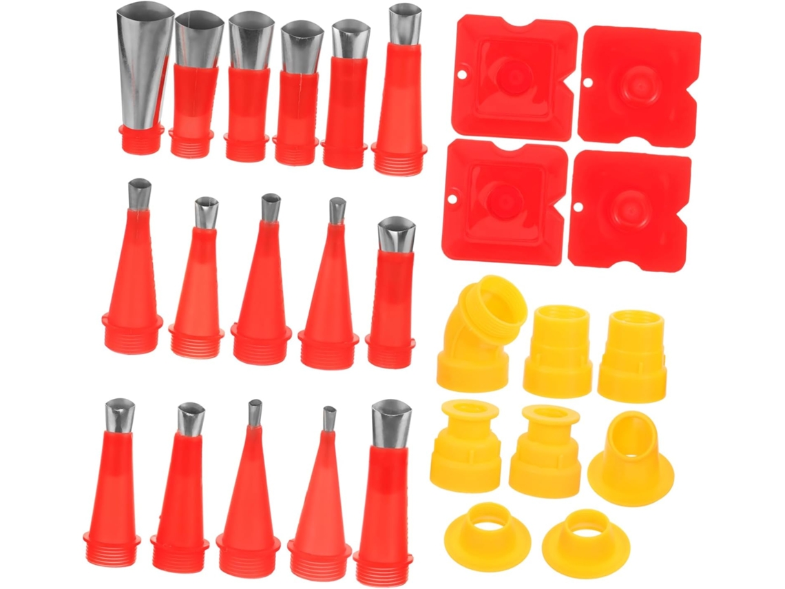 Kit De Ferramentas Para Calafetagem Com 28 Peças - Conjunto De Peças Com Bicos E