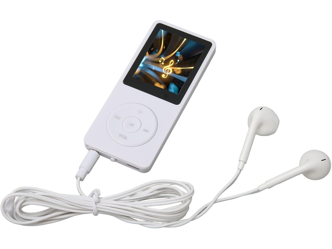 Lecteur Mp3 8 Go Mp4, Écran Pouces 8 Go 30 Heures Fm, Avec Radio Vocal, Jeux, Ebook, Films, 1, 8 (white)