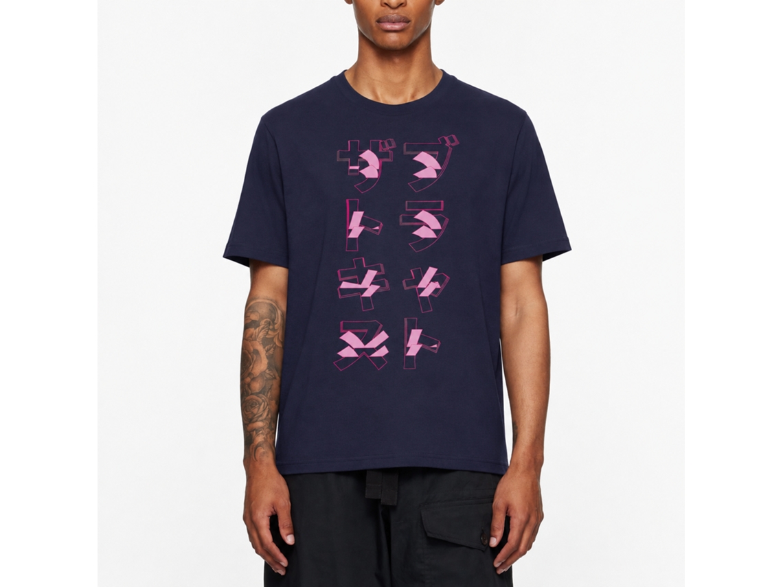 Rockinstone Zavtracast Katakana Reprint Zavtracast T-shirt Black Unique Designer Style