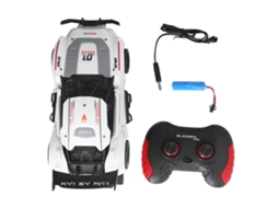 Mali carro de Corrida de Derrapagem Rc 2.4ghz com Portas Aberturas Duas Branco para Meninos