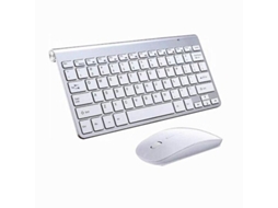 Teclado E Mouse Sem Fio Compactos Para Ios, Windows E Android. Suprimentos De Escritório. Teclados E Teclados Numéricos. Everley891