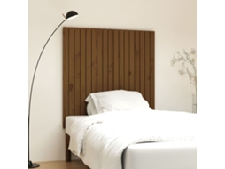 Vidaxl Cabeceira De Parede 108x3x110 Cm Pinho Maciço Castanho-mel