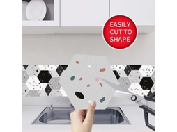 10 Adesivos De Parede E Piso Em Terrazzo Hexagonal Decorativos Para Casa Art Decal Autoadesivo