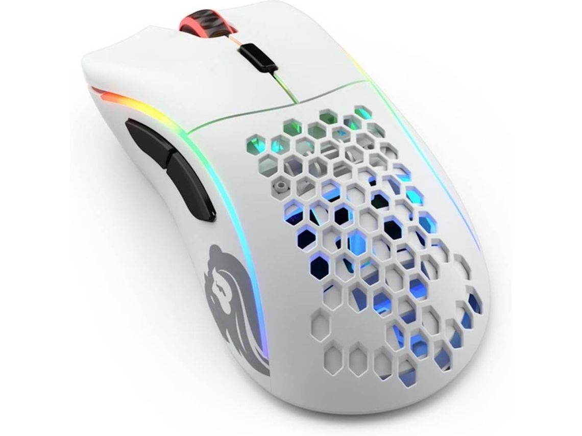 Rato Gaming GLORIOUS MWIRELESS D WHITE (Wireless - 19000 dpi - Branco)