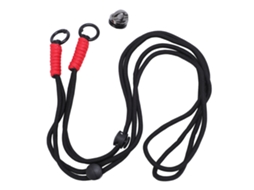 Corda anti-perda para câmera de ação, fivela de liga de alumínio, alça de nylon de liberação rápida para câmeras de bolso de 3 polegadas com rosca de 1/4" na parte inferior, preta, LAXISCREED