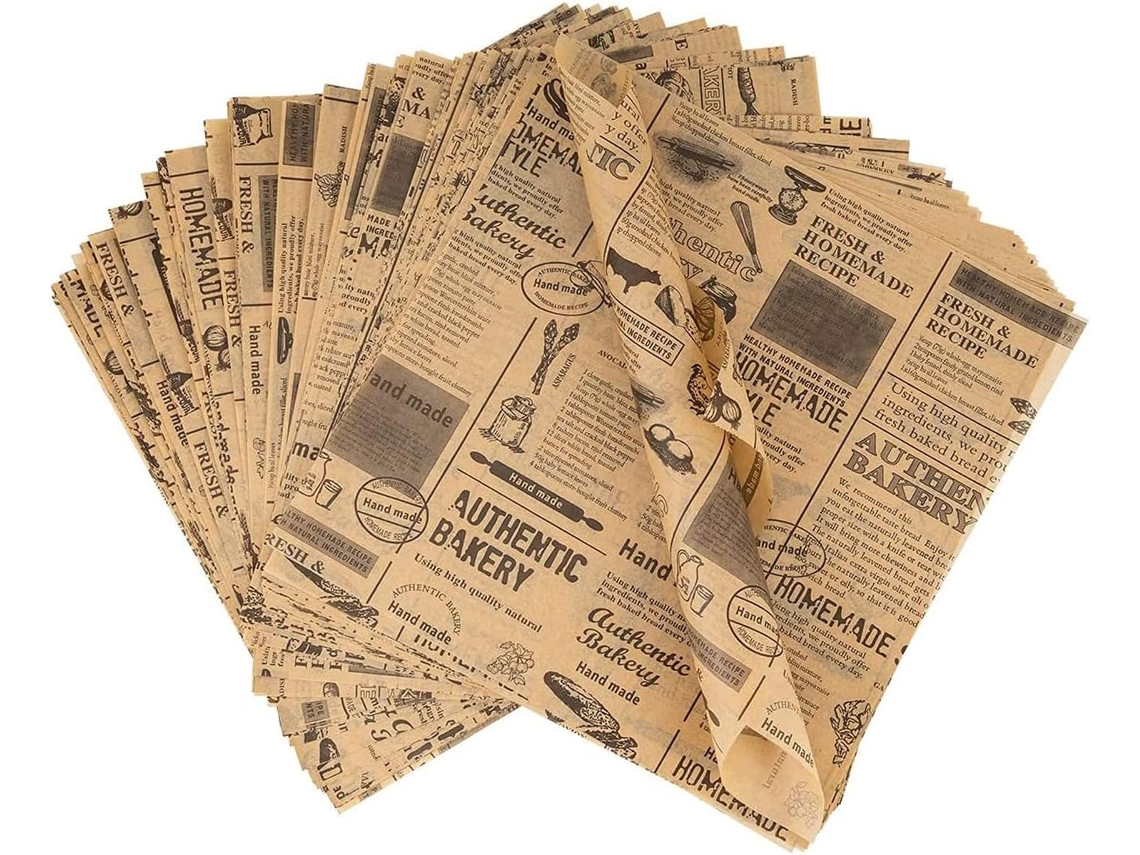 Papel Alimentar Oleofugo 100 Folhas