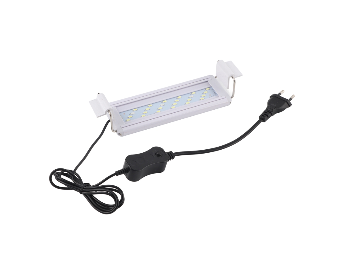 Luz LED Primerox para Aquário, 5W, com Suporte, para Peixes, Tanque, Iluminação, 20-30cm