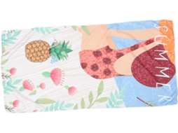 Toalha de Praia Estampada, Toalha de Praia Feminina em Microfibra Leve BRILVIBERA