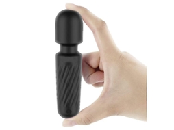 Mini Mate Massageador - Sem Fio E À Prova Dágua - Massageador Corporal Pessoal (preto)