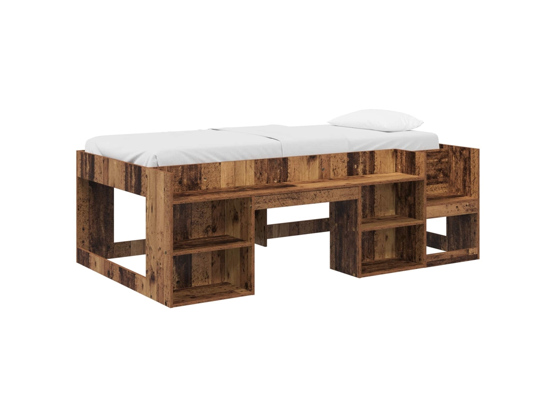 Estrutura de Cama Infantil com Armazenamento MAISON EXCLUSIVE Madeira Antiga