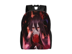 Mochila Genshin Impact F241 Para Estudantes, Resistente E Leve, Impermeável E Com Alça De Ombro Respirável.