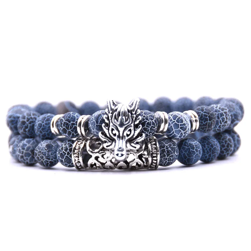 Conjunto de Pulseiras Elásticas com Cabeça de Dragão MDUG