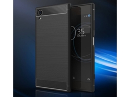 Capa Sony Xperia XA1 Plus Multi4you Gel TPU Carbono Preto