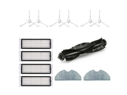 Peças de filtro para aspirador de pó 360 s5 s7, escova de rolo, filtro hepa, esfregão, substituição, escova lateral