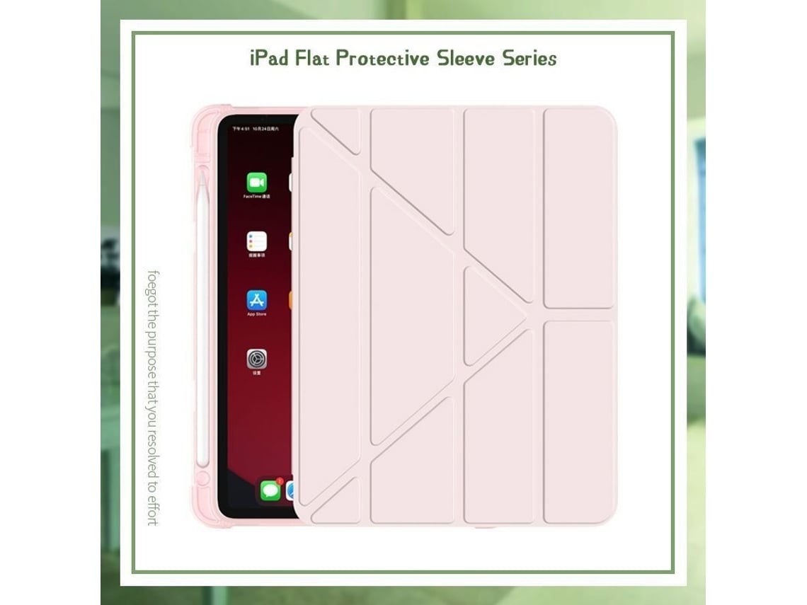 Capa Para Tablet Lurelia, Compatível Com Ipad 10 2/10 5, Rosa, Silicone, Proteção Antiquedas, Anti-impressões Digitais