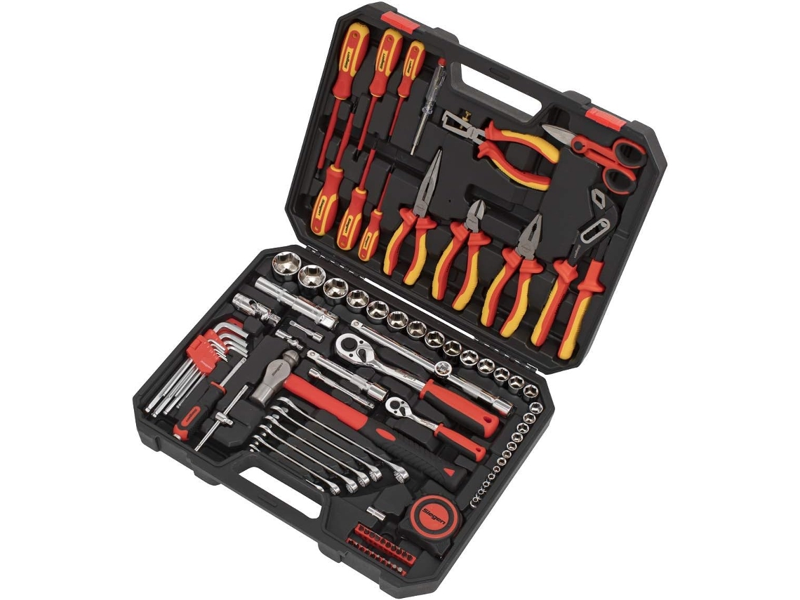 S01217 Kit De Ferramentas Para Eletricista Com 90 Peças