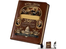 Diário Genérico Edição De 250º Aniversário Eua 1776- 2026 Caderno Para Escola, Ensino, Eventos, Comemorações,
