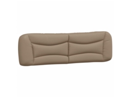 Headboard Cushion, Headboard Cushions Vidaxl Marrom Couro Artificial (180 Cm)