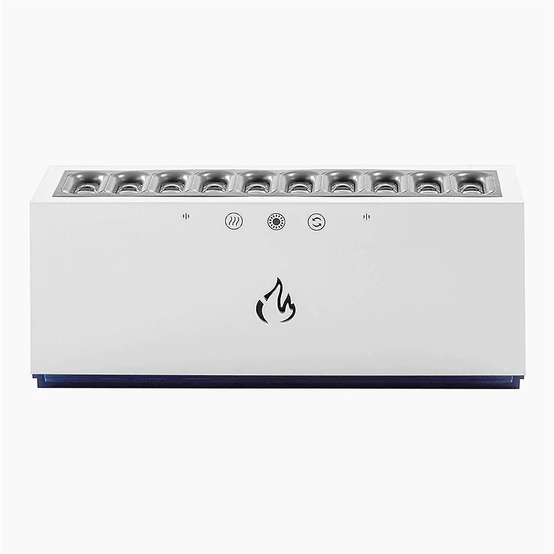Umidificador De Ar Com Captação De Som Dinâmica, Led, 900ml (branco - 10 Bicos)