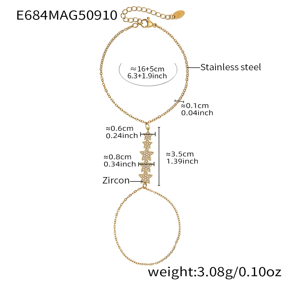 Pulseira Feminina Banhada A Ouro Com Zircônias Cúbicas Brilhantes.