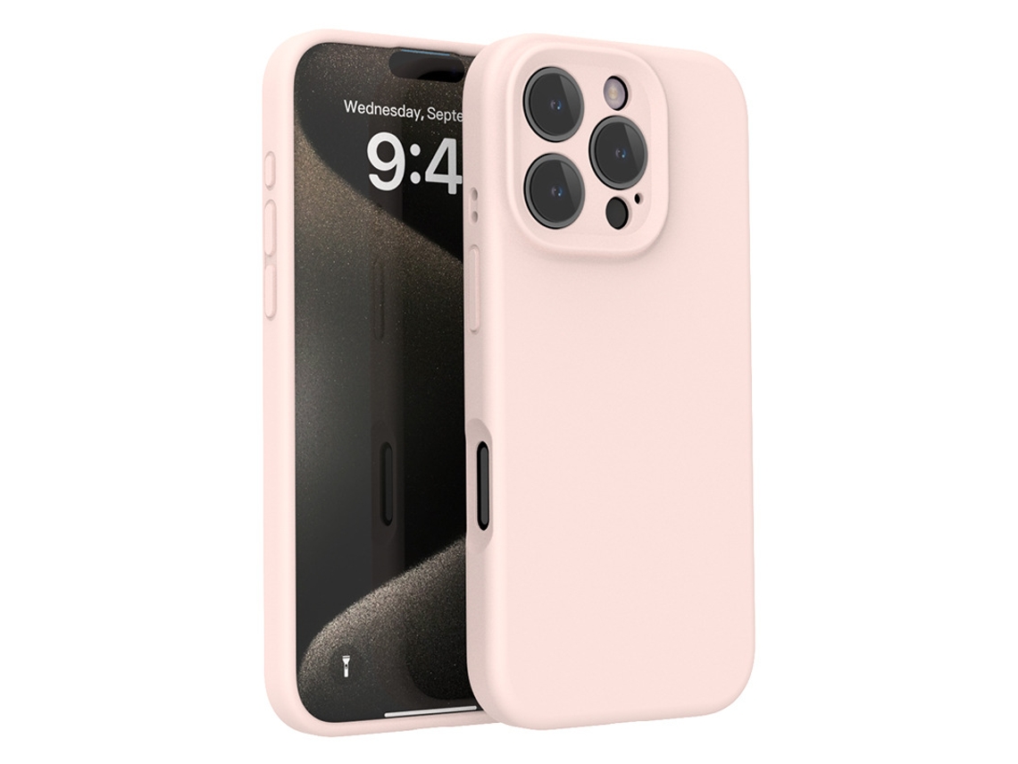 (rosa, Iphone 14 Plus) Capa De Silicone Líquido — Compatível Com A Série Iphone — Proteção Total Da Lente E Resistente A Quedas
