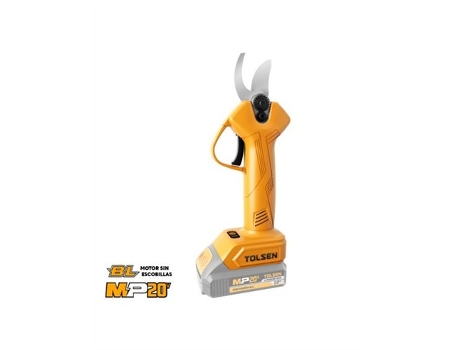 Tesoura De Poda Elétrica Tolsen 20v 30mm (bateria Não Incluída)